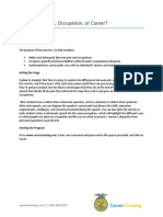 Activity On Career PDF