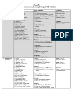 Class X: All India Test Series (Ashwamegh) August'2020 Schedule