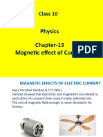 Class 10: Physics Chapter-13 Magnetic Effect of Current