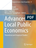 Advances in Local Public Economics: Minoru Kunizaki Kazuyuki Nakamura Kota Sugahara Mitsuyoshi Yanagihara Editors