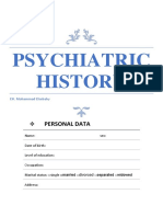 Psychiatric Sheet DR - Sebahy