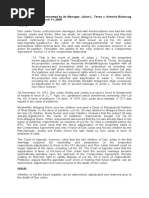 J.L.T. Agro, Inc., Represented by Its Manager, Julian L. Teves v. Antonio Balansag G.R. No. 141882. March 11, 2005 Facts