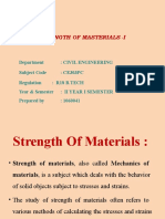 Strength of Masterials - I