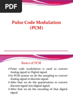 Pulse Code Modulation (PCM)