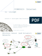 EEEM048/COM3023-Internet of Things: Lecture 6 - Intelligent Data Processing