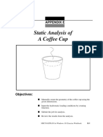 Static Analysis of A Coffee Cup: Appendix E