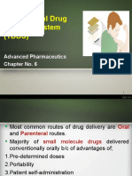 Transdermal Drug Delivery System (TDDS) : Advanced Pharmaceutics Chapter No. 6