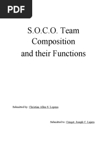 SOCO Team Composition