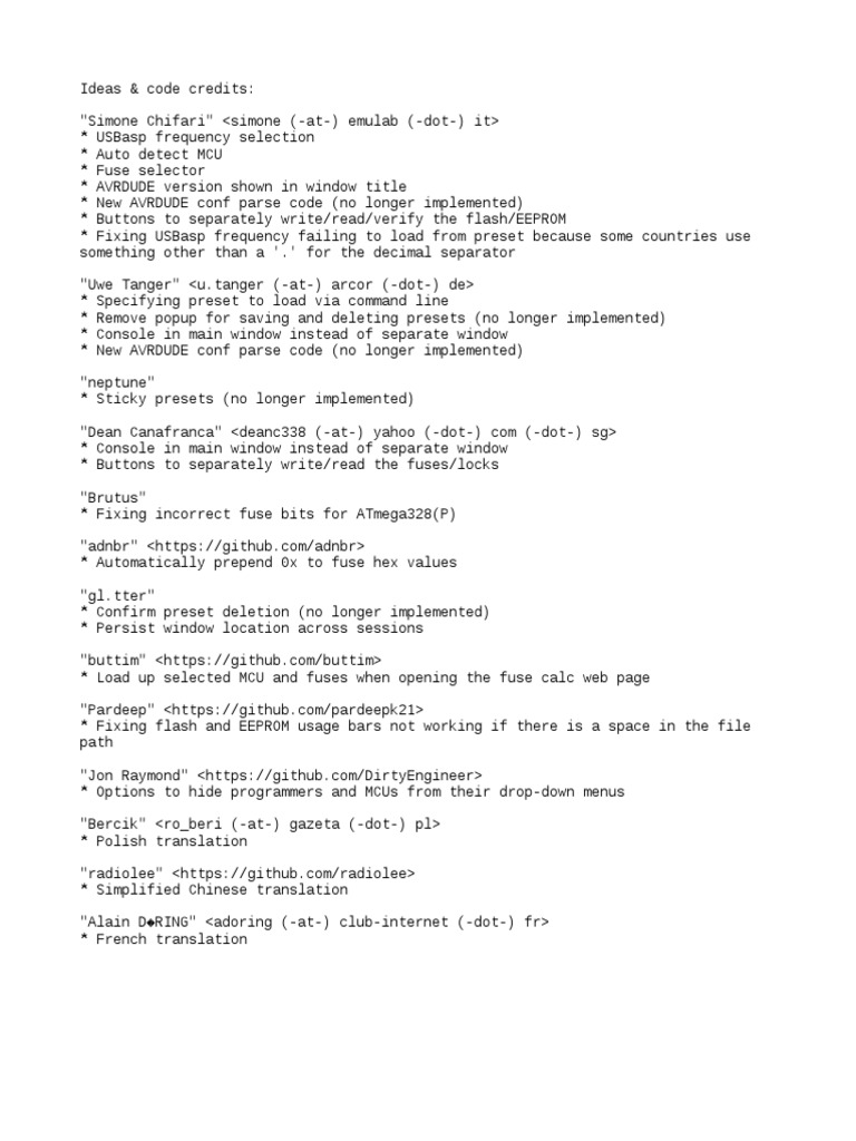 AVRDUDE Enhancements and Features | PDF | Computers | Technology ...