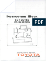 Toyota EC-1 Instructions Manual