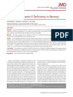 Ataxia With Vitamin E Deficiency in Norway: Original Article