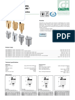 Automatic Air Vents Minical - Valcal: 5020 - 5021 - 5022 Series