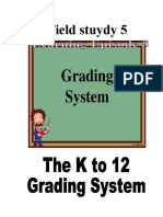 Field Study K-12 Grading System Implementation