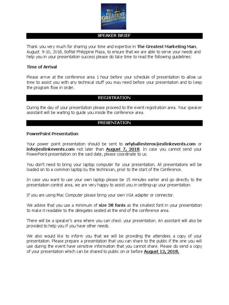 Speaker's BRIEF Greatest PDF Computing Electronics