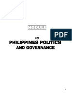 PHILIPPINE POLITICS AND GOVERNANCE