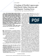 Magneto-Optical Tracking of Flexible Laparoscopic Ultrasound: Model-Based Online Detection and Correction of Magnetic Tracking Errors