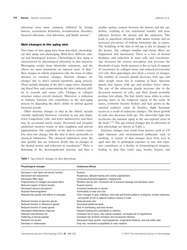 GeriatricDermatoses 3 PDF | PDF | Skin | Organ (Anatomy)