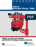 Product Brochure Rotor Weighfeeder Pfister DRW: Highly Accurate and Reliable Gravimetric Feeding of Pulverised Fuels