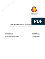 Pestle and Steepled Analysis: Submitted To: Submitted By: Professor Dharmendra Khushi Kabra