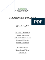 Economics Project Uruguay: Submitted To