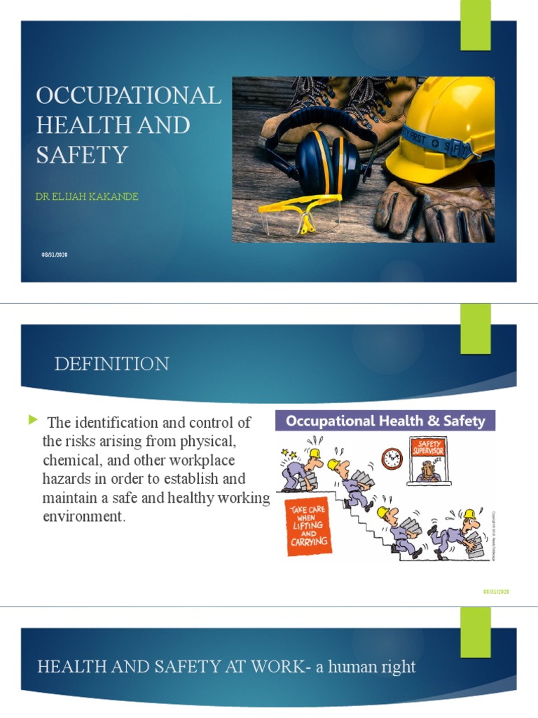 Occupational Health and Safety Overview | PDF | Occupational Safety And ...