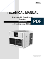 Technical Manual: Package Air Conditioner Rooftop - Cooling Only (50Hz)