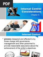 Internal Control Considerations