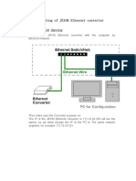 Web Setting of JE106 Ethernet Converter