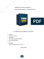 La Audiencia de Control de Acusación