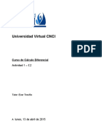 Universidad Virtual CNCI: Curso de Cálculo Diferencial