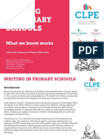 What We Know Works-Writing in Primary Courses