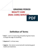 Beauty Care Definition of Terms (Nail Care)
