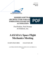 AAS/AIAA Space Flight Mechanics Meeting: Modern Software Architecture For Satellite Formation Flight Dynamics Automation
