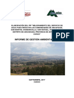 Inf de Gestion Ambiental - IGA PDF