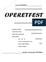 Operetfest Partitura