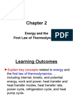 Energy and The First Law of Thermodynamics