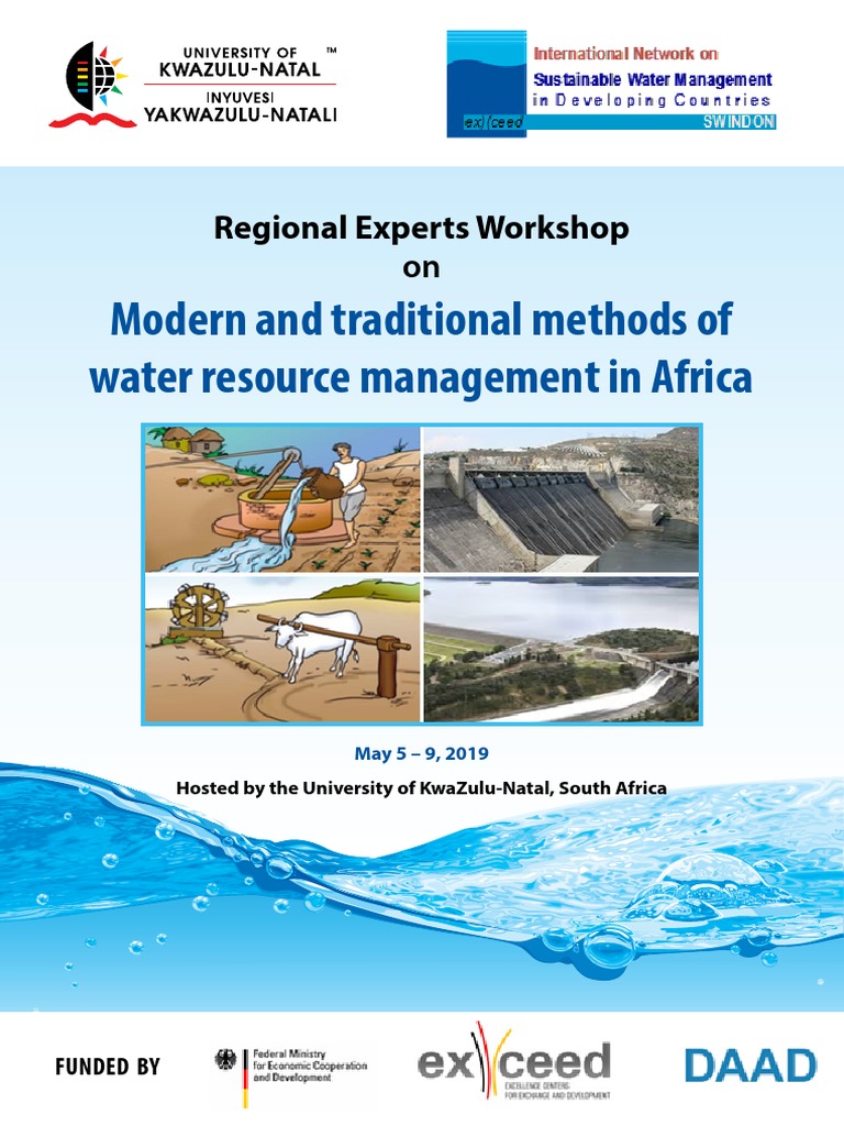 Water Resource Management Workshop Africa | PDF | Water Resource ...