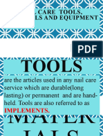 Nail Care Tools, Materials and Equipment