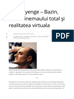 Bazin, Mitul Cinemaului Total Și Realitatea Virtuala