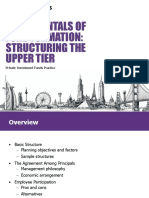 Fundamentals of Fund Formation: Structuring The Upper Tier Upper Tier