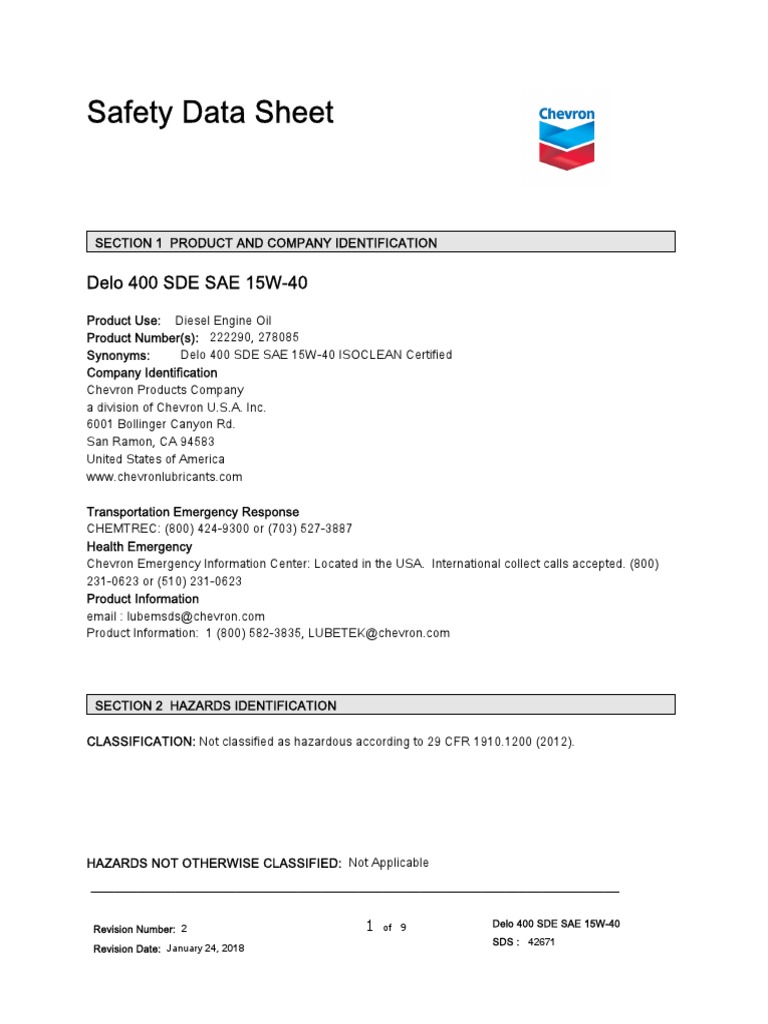 Diesel Motor Oil MSDS PDF PDF Toxicity Personal Protective Equipment