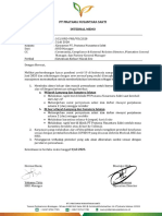PT PNS Internal Memo Covid-19 Site Entry Rules