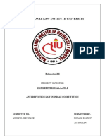 The National Law Institute University: Trimester-III