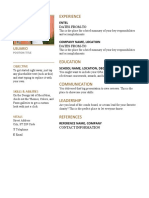 Documento CV