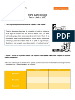 Ficha cuarto desafío - Sexto básico