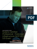 Nutanix Certified Professional - Multicloud Infrastructure (NCP-MCI) 5.15 Exam