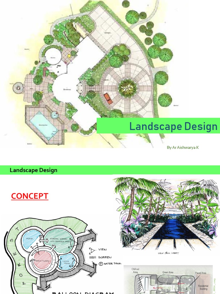 Landscape Design Concepts Overview | PDF | Garden Plants | Flora