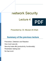 Network Security: Presented By: Dr. Munam Ali Shah