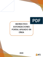 I - Is - 032 - Instructivo Autorizaciones Portal Afiliado en Linea
