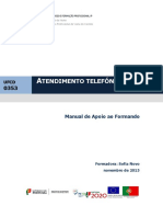 Manual UFCD 0353 Atendimento Telefonico PDF